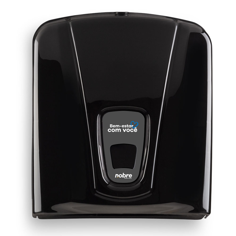 DISPENSER P/ TOALHA INTERFOLHA  PRETO