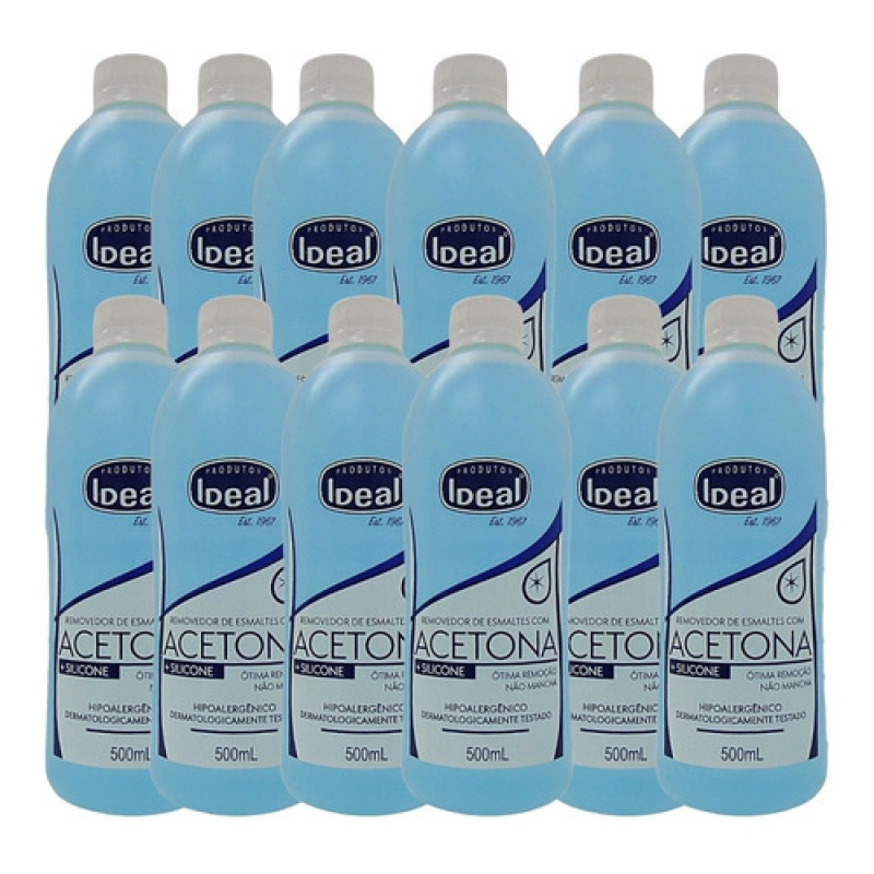 ACETONA 500ML COM 12UN