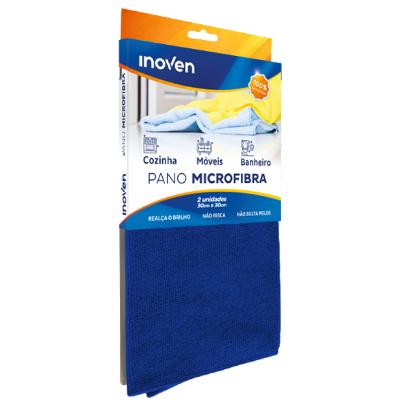 PANO MICROFIBRA AZUL 30X30 2un